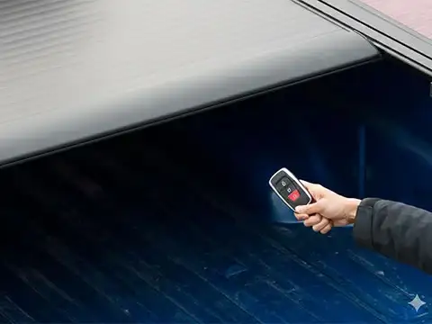 Electric Hard Aluminum Retractable Tonneau Cover for Ford Jeep