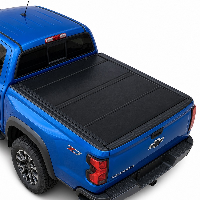 Niskoprofilowa, twarda, składana na cztery części pokrywa bagażnika do Chevy Colorado